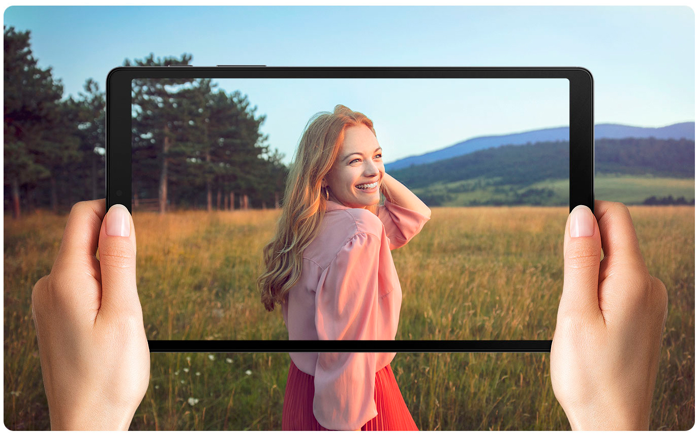 Tablet Samsung Galaxy A7 Lite T220 32GB Wi-Fi Tela 8.7 Android 11 Octa-Core 2.3GHz 1.8GHz Câmera Traseira 8MP Grafite